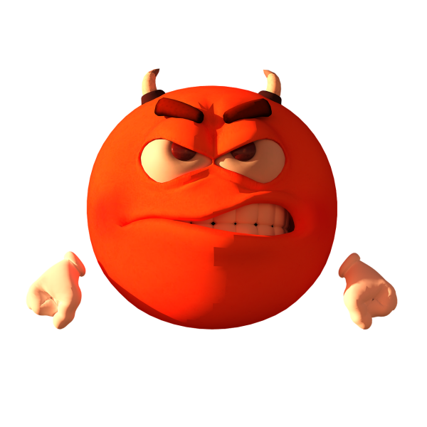 Смайлик злость