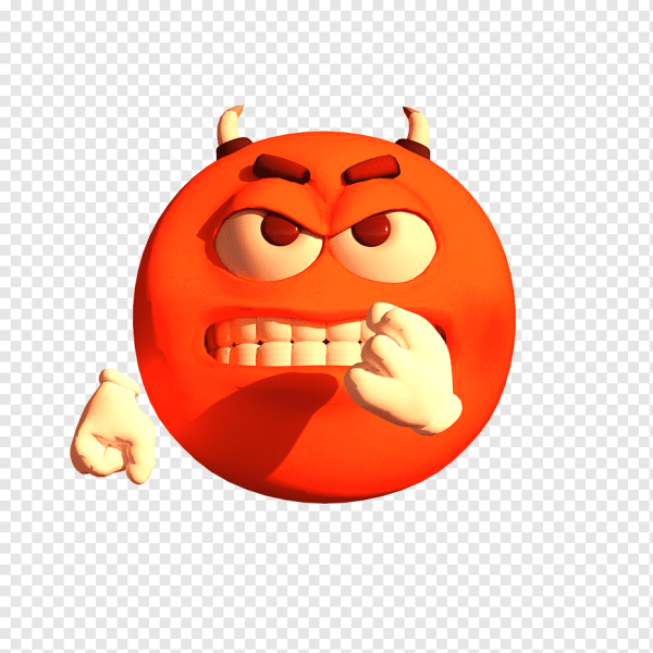 Сердитый смайлик