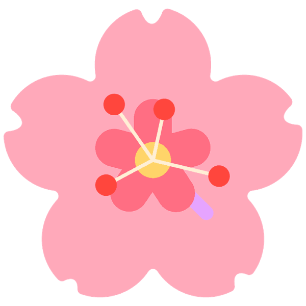 Стикер цветочек