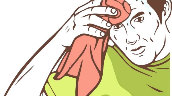 Вытирает пот со лба Мем