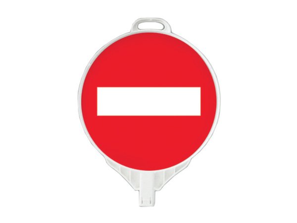 Знак кирпич в Красном кружке