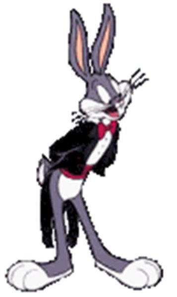 Гифка зайца Багз Банни