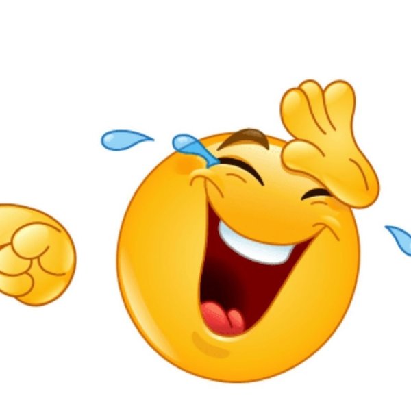 Смеющийся смайлик со слезами