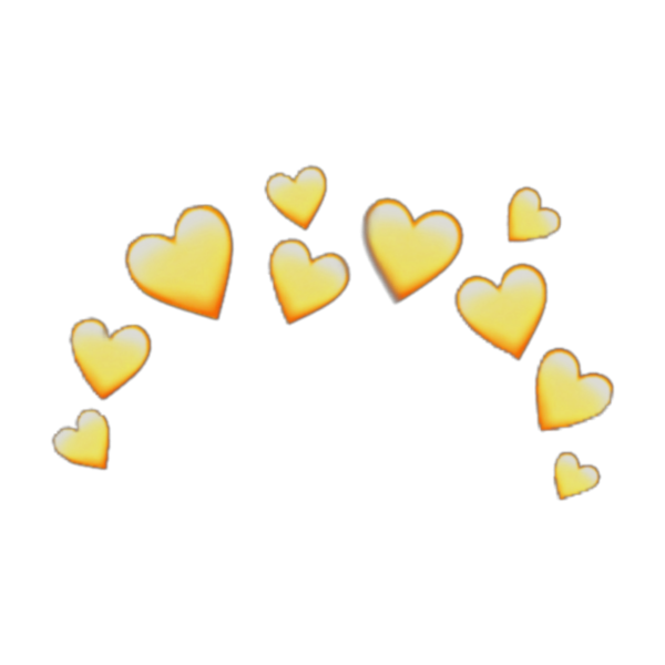 Жёлтые сердечки над головой