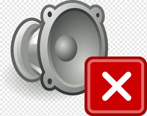 Значок выключенного звука