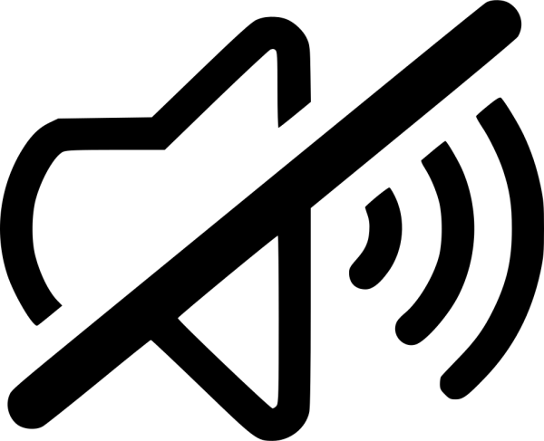 Значок без звука