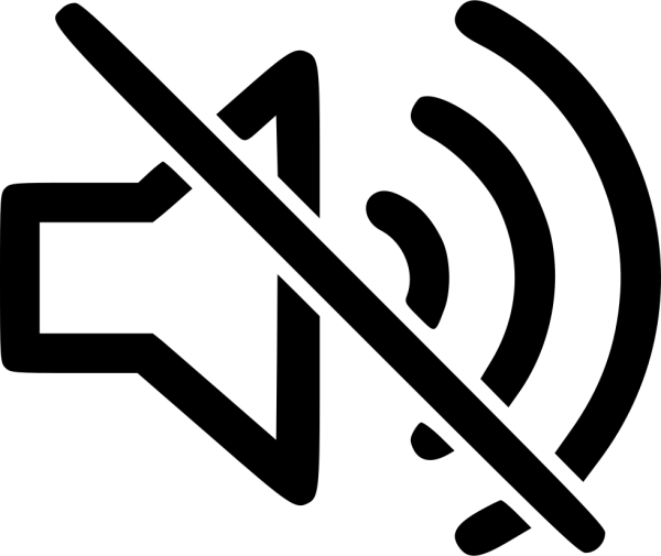 Значок без звука