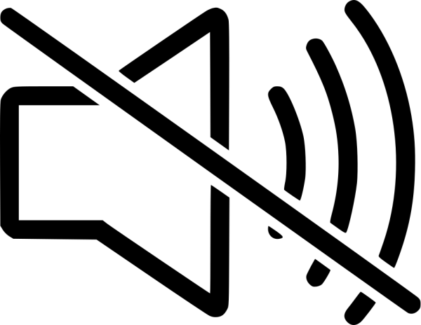 Значок без звука