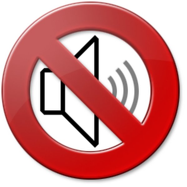 Значок без звука