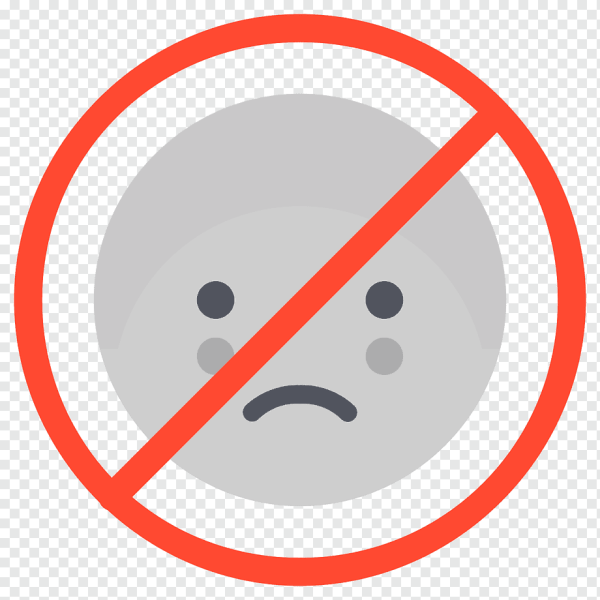 Зачеркнутый смайлик