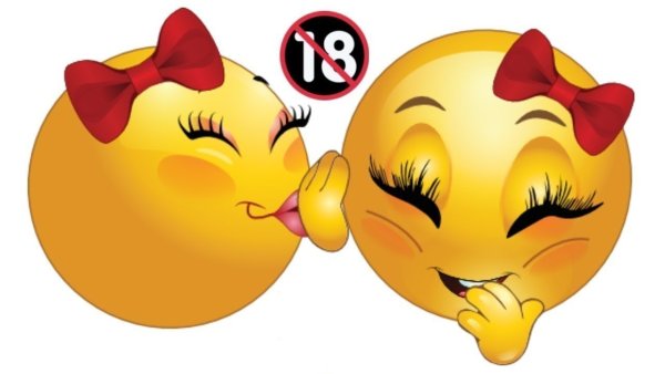 Красивый смайлик девочка