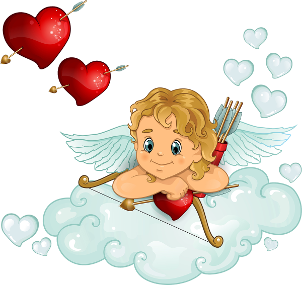 Ангелочки с сердечками