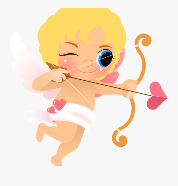 Ангелочек с луком и стрелами