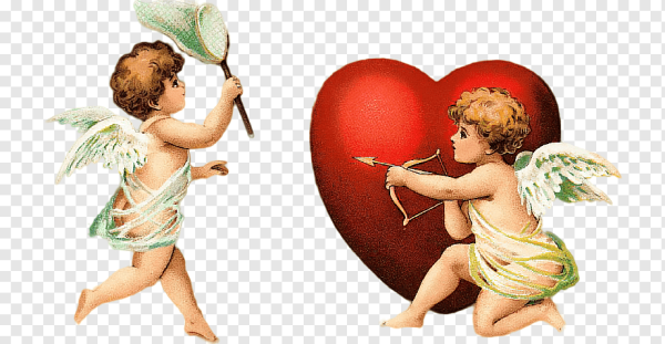 Ангел на день Святого Валентина