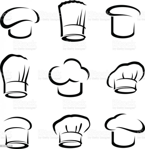 Векторный поварской колпак