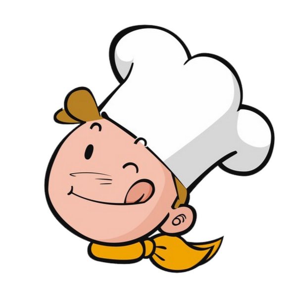 Поваренок на прозрачном фоне