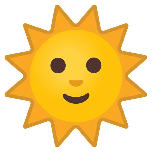 Смайлик солнце