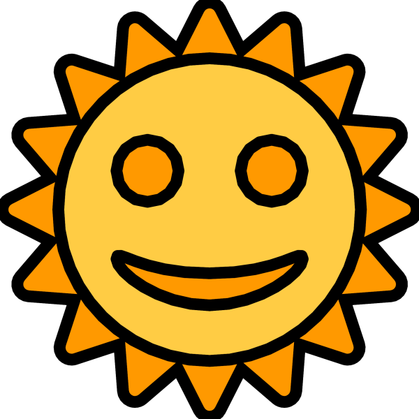 ЭМОДЖИ солнышко с лицом