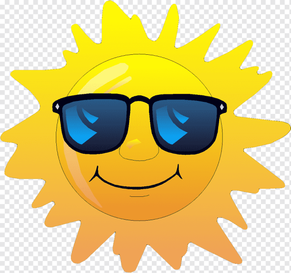 Солнышко с очками