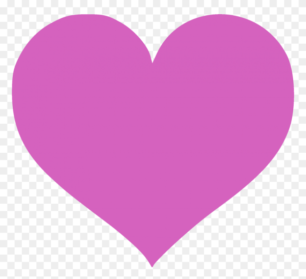 Сердце фиолетовое