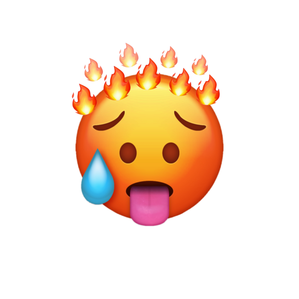 Горячий смайлик