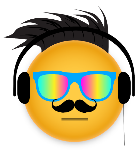 Смайл крутой в очках