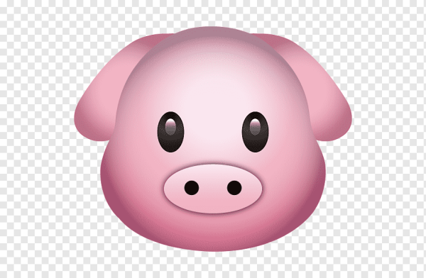 Смайлик свинья ВК