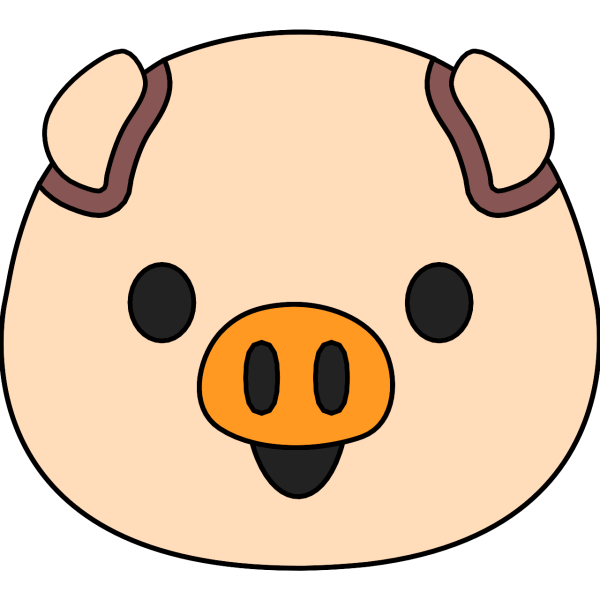 Эмодзи Свинка