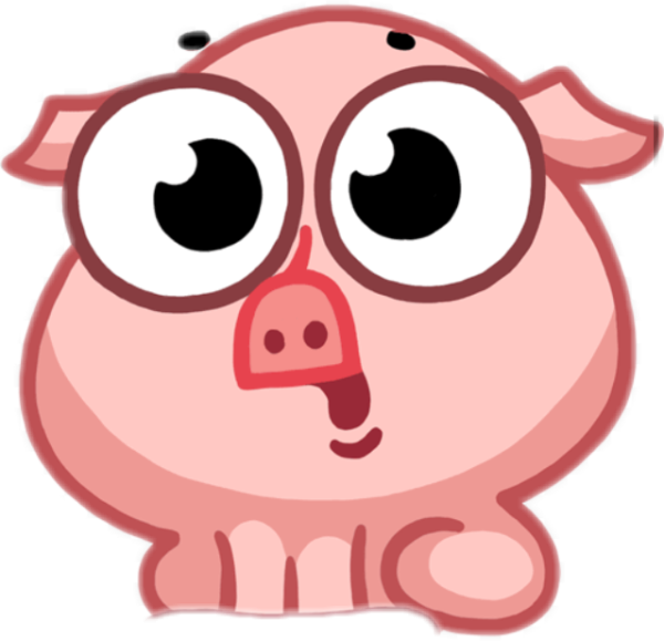 Стикеры ВК Свинка винки