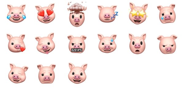 ЭМОДЖИ свинья