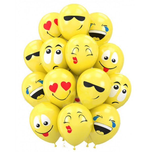 Воздушные шары смайлики