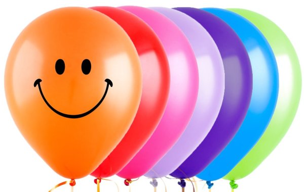 Воздушные шары смайлы