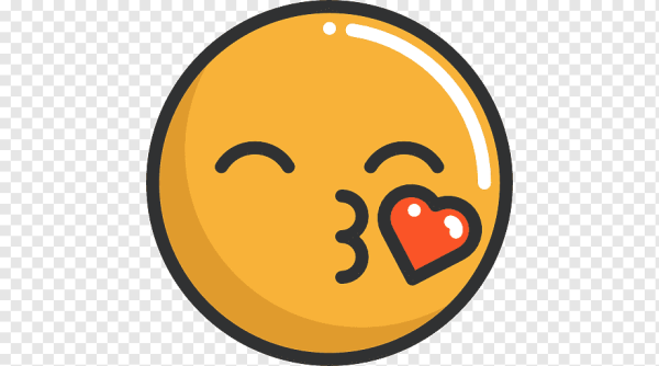 Смайлик девочка поцелуй