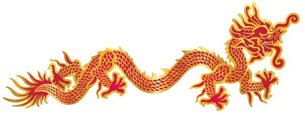 Китайский орнамент дракон