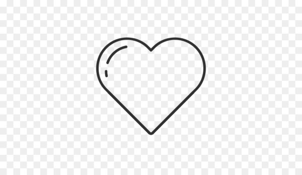 Значок сердечко на прозрачном фоне