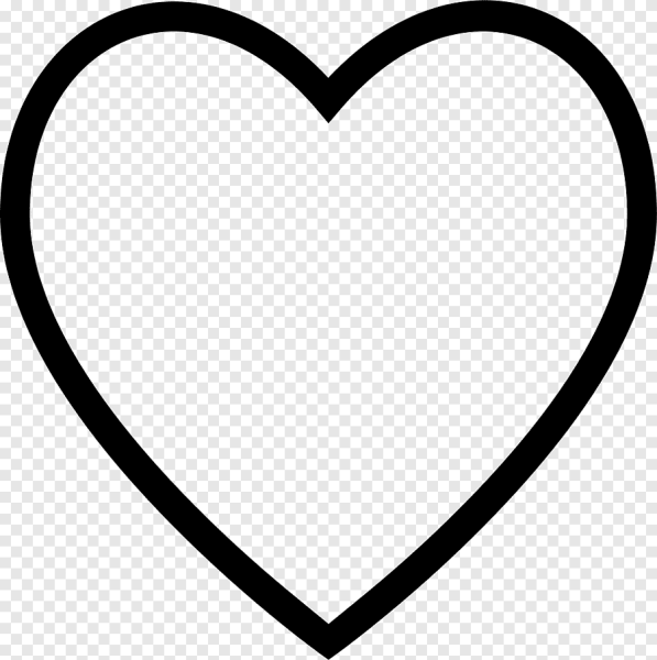 Сердечко контур
