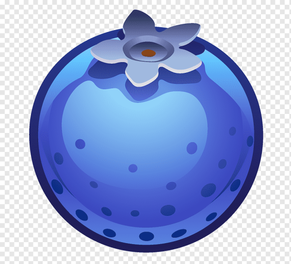 Ягода черника мультяшная