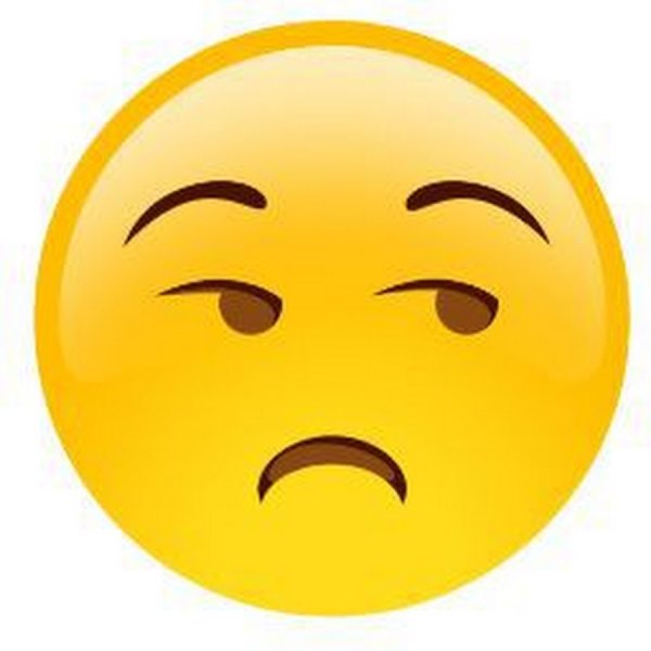Эмодзи недовольный