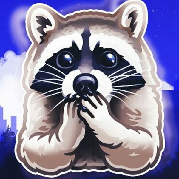 Эмодзи енот