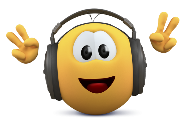 Смайл в наушниках