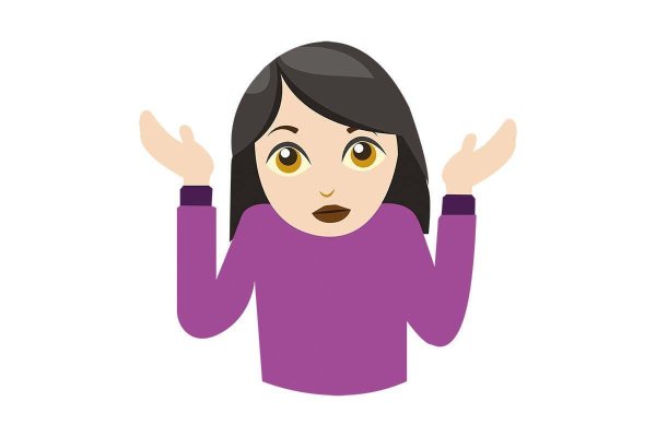 ЭМОДЖИ пожимание плечами