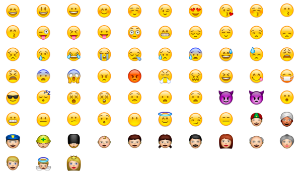 Эмодзи улыбка