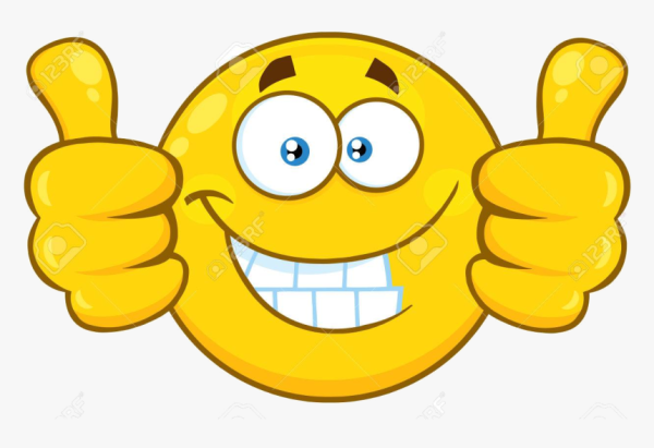 Смайлик показывает большой палец