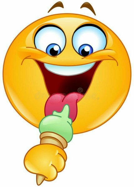 Смайлик с мороженым