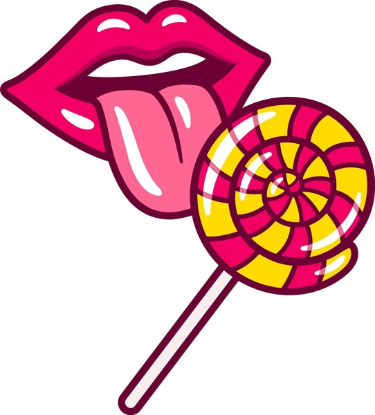 Леденец на палочке который облизываю