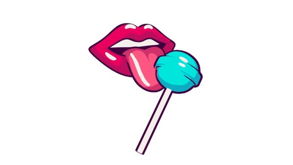 Губы поп арт