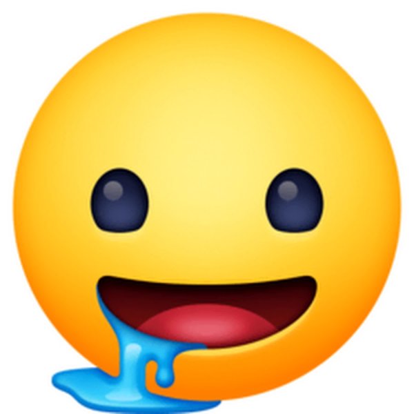 Смайл со слюной
