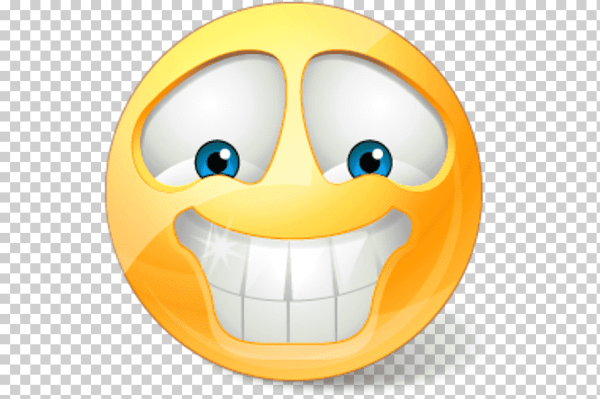 Смайлик улыбка со слезой