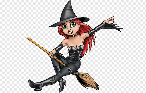 Женщина на метле