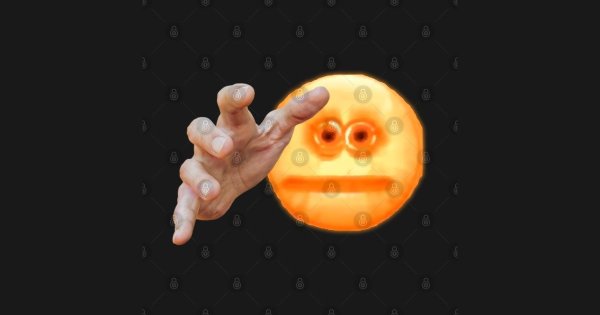 Смайлик с тянущейся рукой